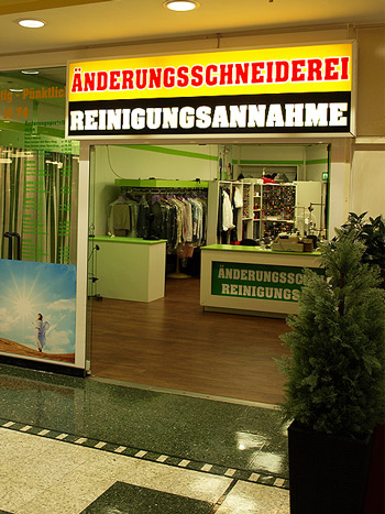 Shop Bild Änderungsschneiderei und Reinigung im 1. Obergeschoss im EKT Farmsen